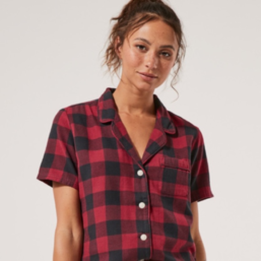 PACT XS Fireside Flannel Top Buffalo Check
